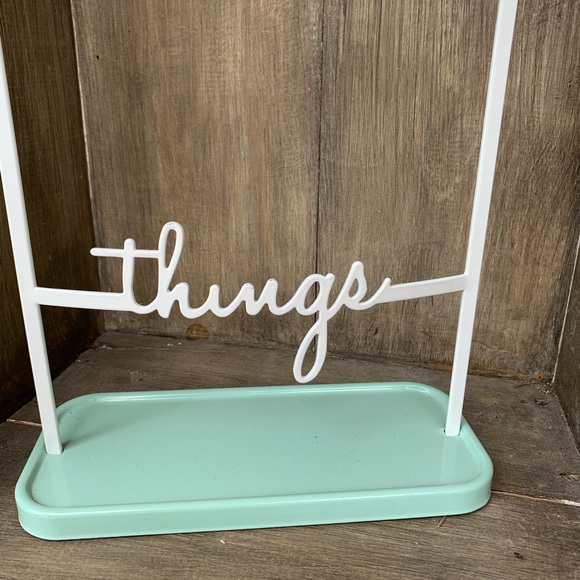 Pretty Little Things white & green jewelry holder - Picture 4 of 4